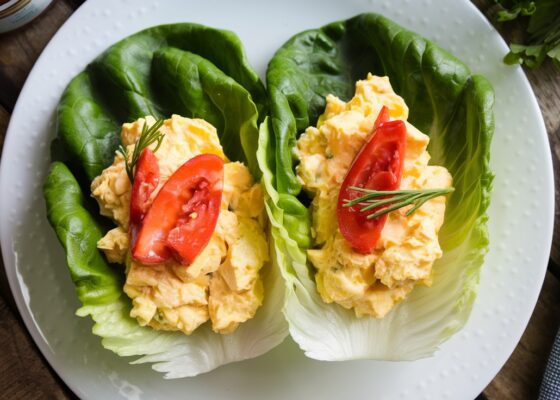 Keto Egg Salad Lettuce Wraps