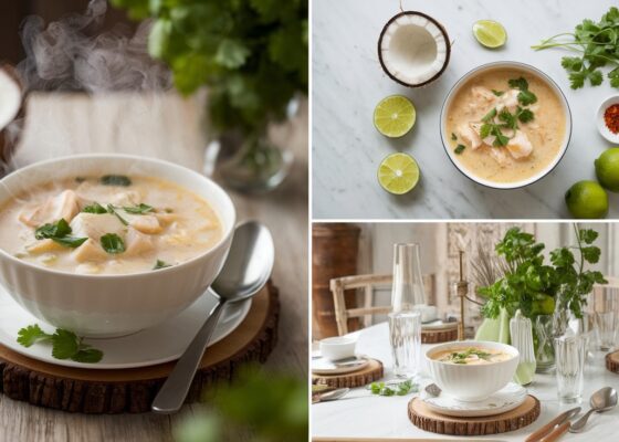 Keto Fish Soup with Coconut Milk