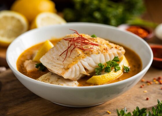 Keto Fish Stew with Saffron