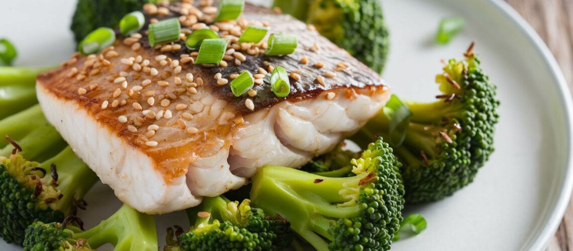 Keto Fish StirFry with Broccoli