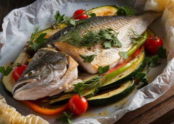 Keto Fish en Papillote (Fish in Parchment)