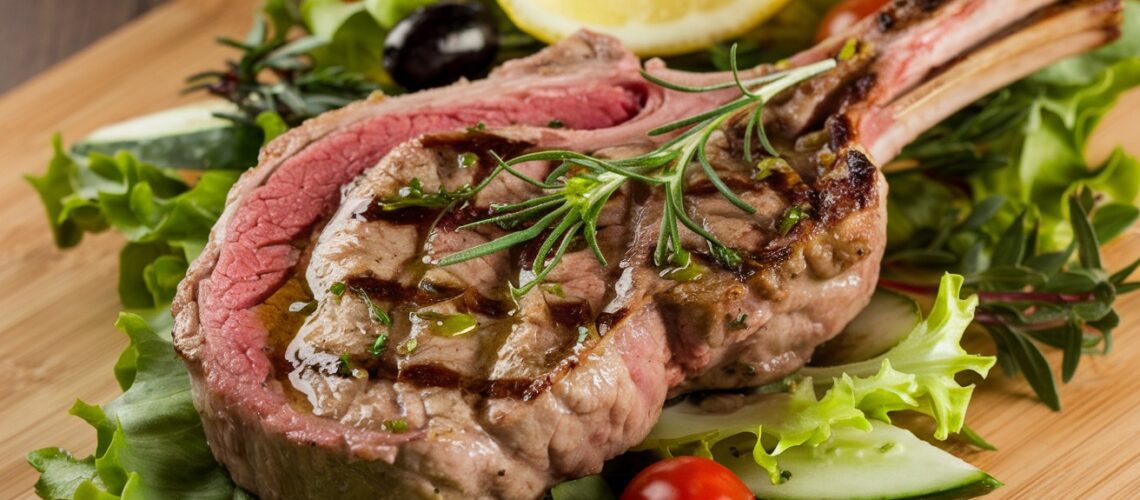 Keto Grilled Lamb Steak Salad