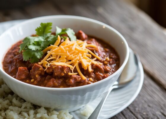 Keto Lamb Chili with Cauliflower Rice