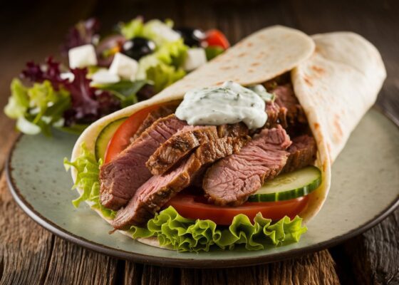 Keto Lamb Gyro Wraps