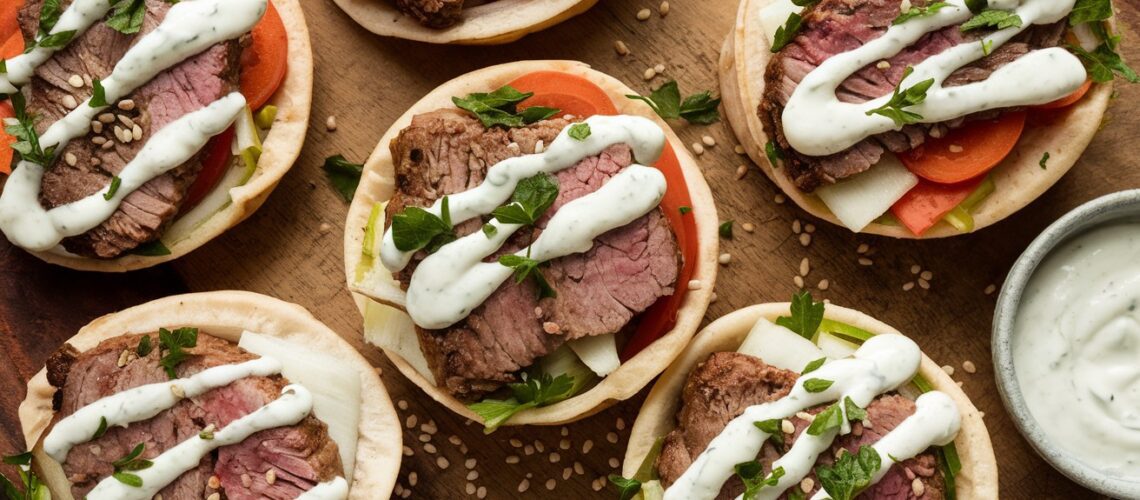 Keto Lamb Gyro with Coconut Wrap