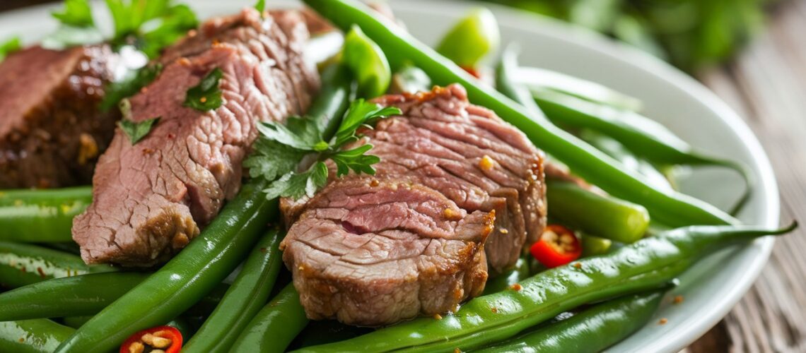 Keto Lamb and Green Bean Stir-Fry