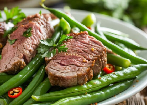 Keto Lamb and Green Bean Stir-Fry