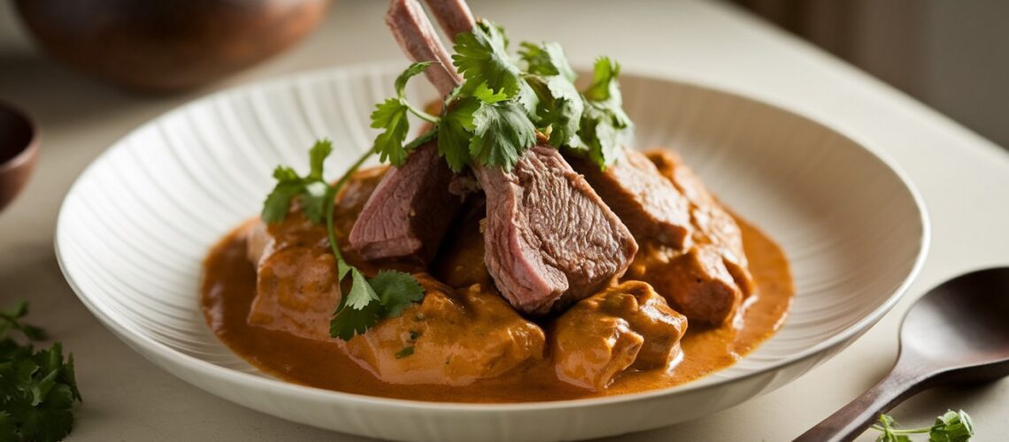 Lamb Curry with Coconut Cream