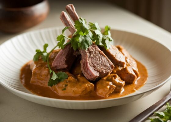 Lamb Curry with Coconut Cream