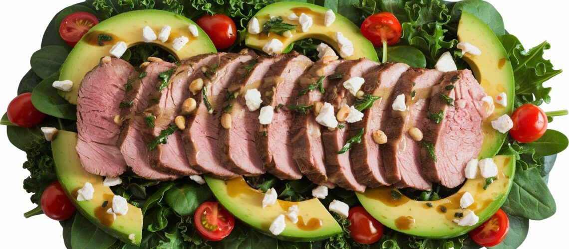 Lamb and Avocado Keto Salad