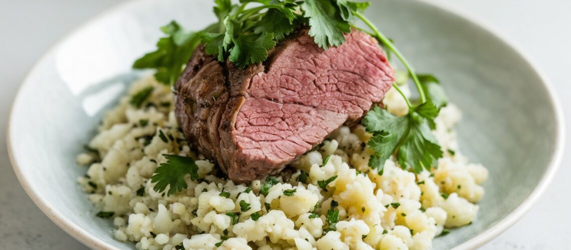 Lamb and Cauliflower “Rice” Bowls