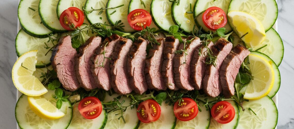 Lamb and Cucumber Salad