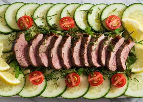 Lamb and Cucumber Salad