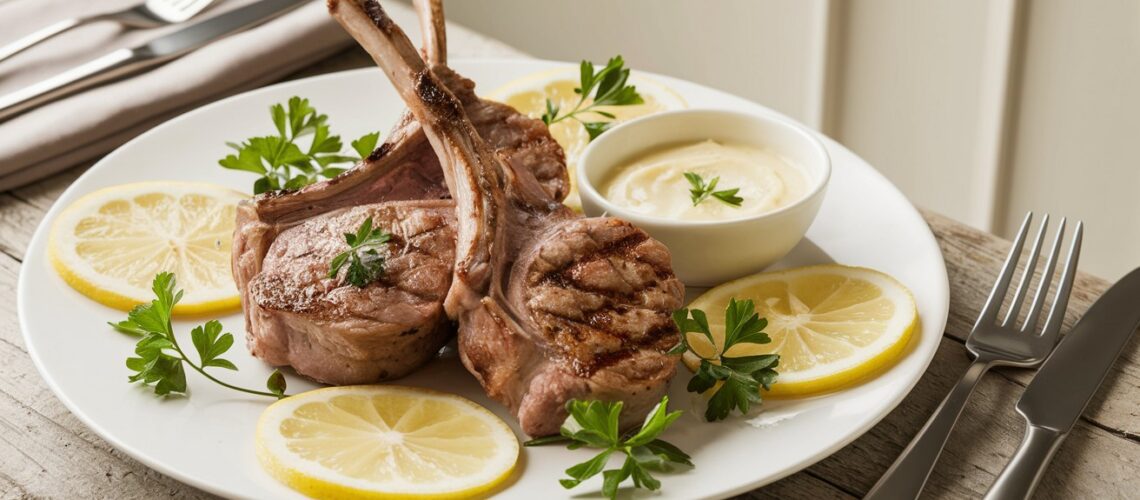 Lemon Garlic Grilled Lamb