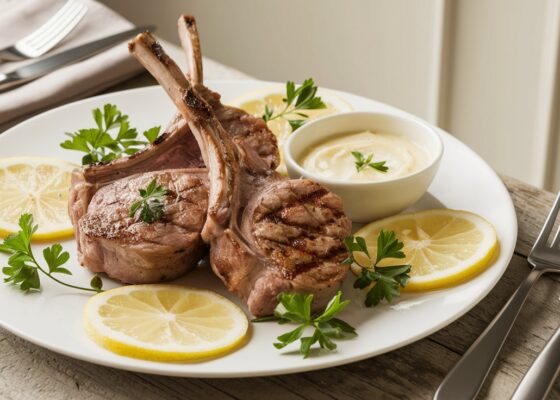 Lemon Garlic Grilled Lamb