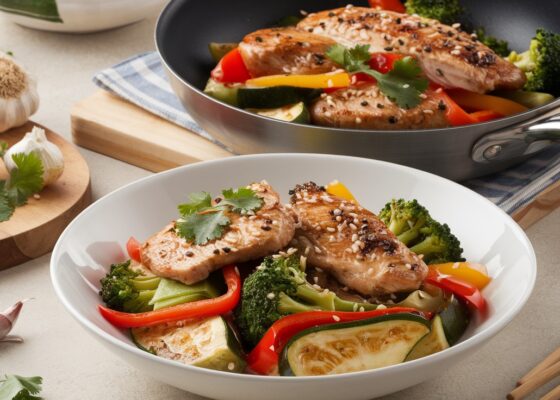 Low-Carb Chicken Stir-Fry with Vegetables