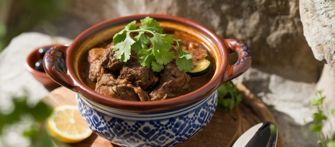 Moroccan Lamb and Zucchini Stew