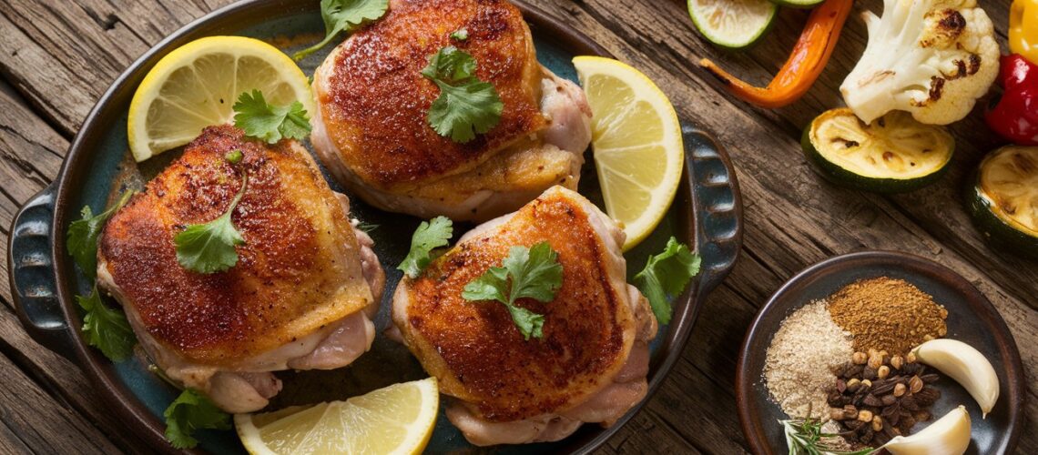 Moroccan Spiced Chicken Thighs