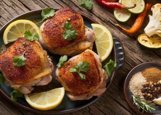 Moroccan Spiced Chicken Thighs