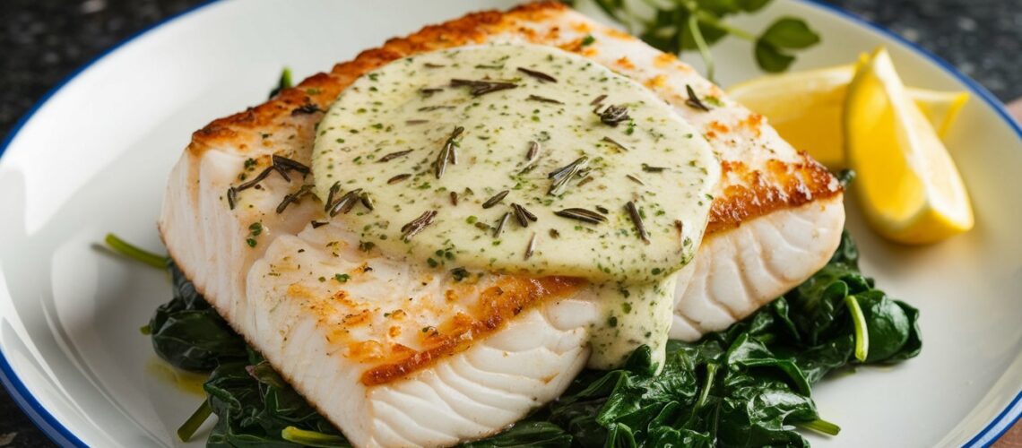 Pan-Fried Halibut with Herb Butter