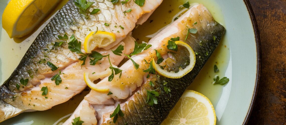 Pan-Seared Tilapia with Lemon Garlic Sauce