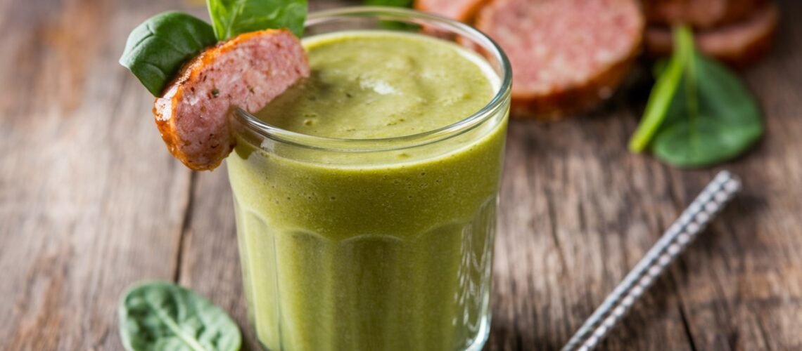 Pork Sausage and Spinach Smoothie