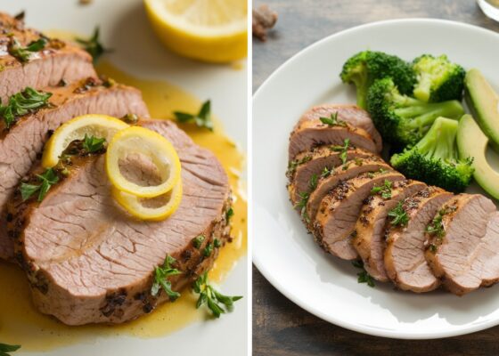 Pork Tenderloin with Lemon Butter Sauce