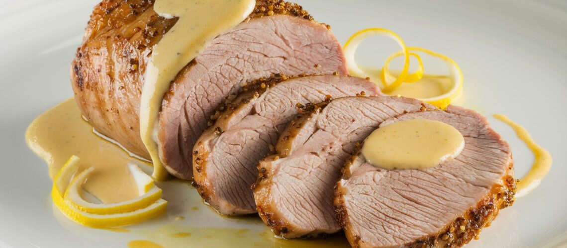 Pork Tenderloin with Lemon Cream Sauce