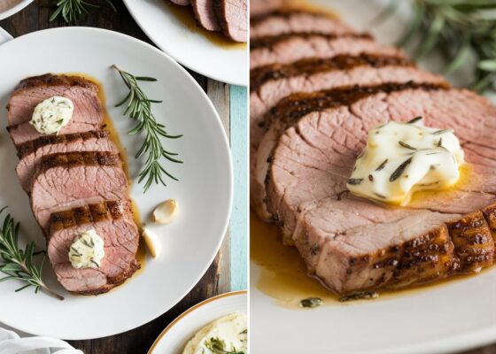 Pork Tenderloin with Rosemary Butter