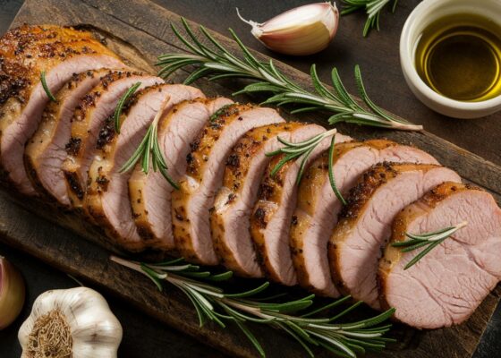 Pork Tenderloin with Rosemary and Garlic