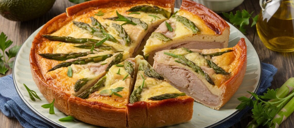 Pork and Asparagus Frittata