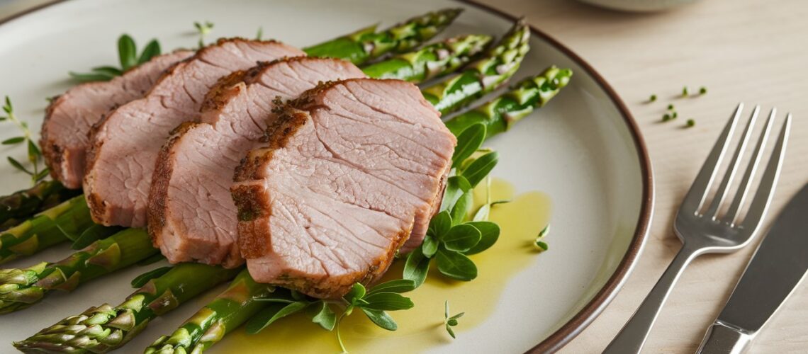 Pork and Asparagus Salad