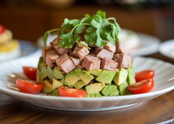 Pork and Avocado Salad