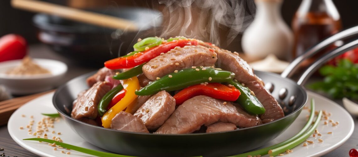 Pork and Bell Pepper Stir-Fry