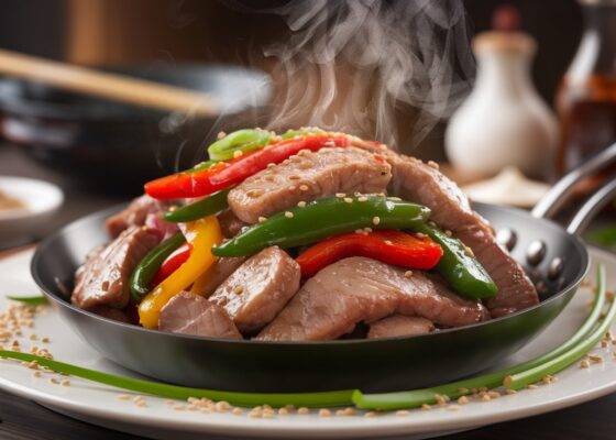 Pork and Bell Pepper Stir-Fry