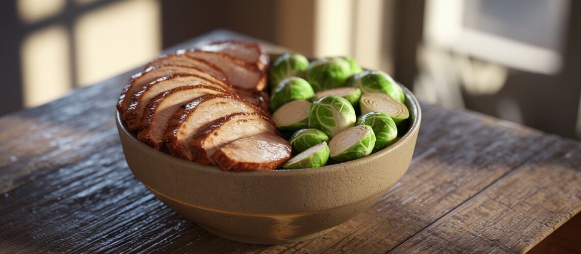 Pork and Brussels Sprouts Smoothie Bowl