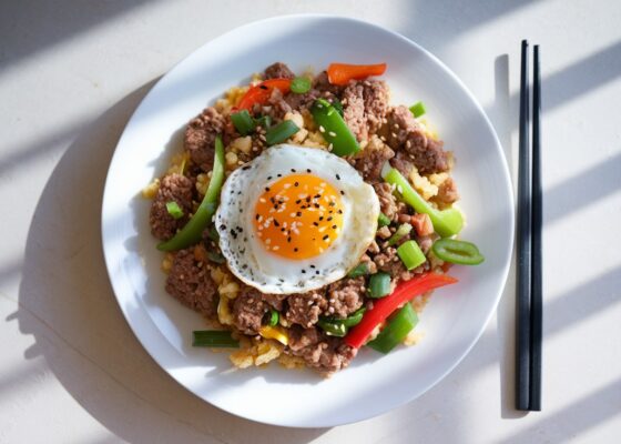 Pork and Cauliflower Fried Rice