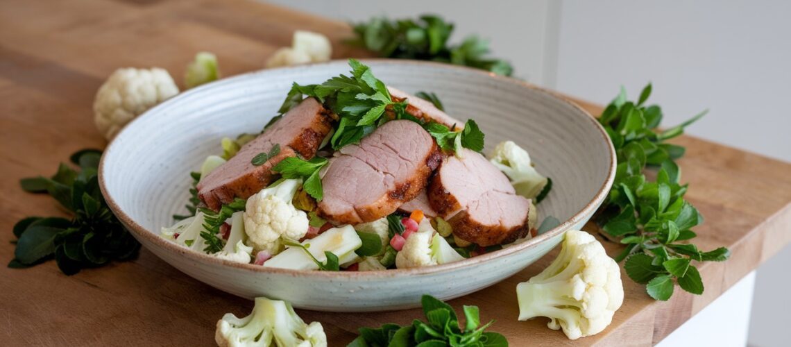 Pork and Cauliflower Salad