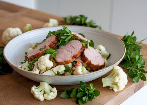 Pork and Cauliflower Salad