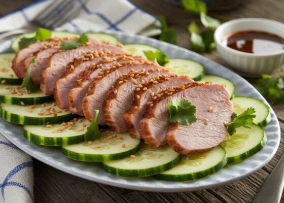 Pork and Cucumber Salad