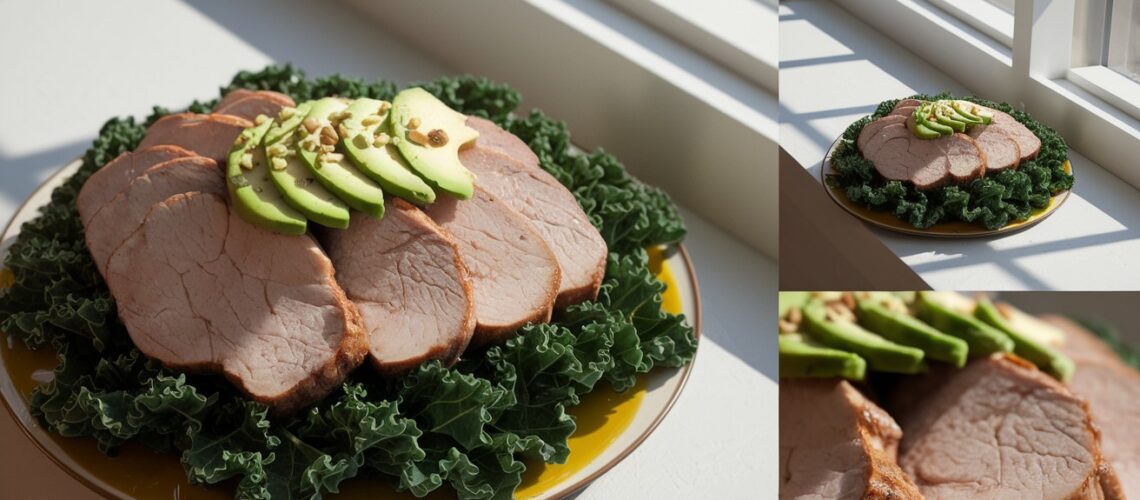 Pork and Kale Salad