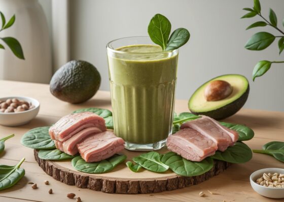 Pork and Spinach Smoothie