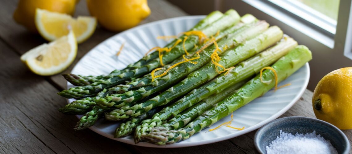 Roasted Asparagus with Lemon Zest