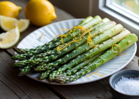 Roasted Asparagus with Lemon Zest