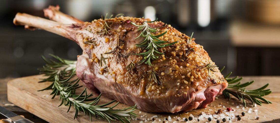 Rosemary Garlic Lamb Roast