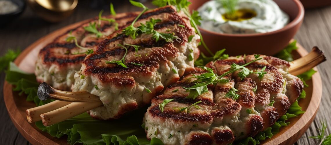 Spiced Lamb Kofta with Tzatziki