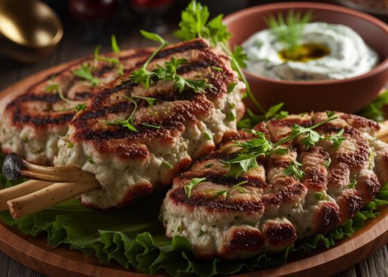 Spiced Lamb Kofta with Tzatziki