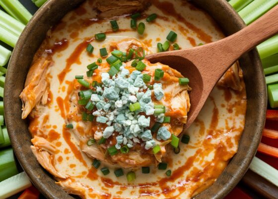 Spicy Buffalo Chicken Dip