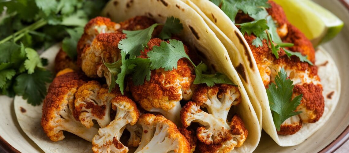 Spicy Cauliflower Tacos