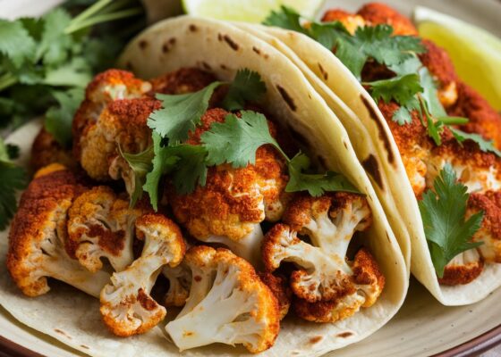 Spicy Cauliflower Tacos